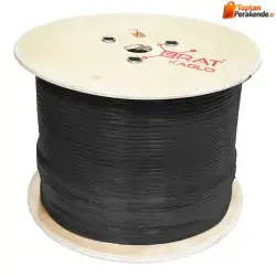 Erat CAT6 U/UTP 23 AWG 250 MHz LS0H siyah 500m Makara, Dış Mekan